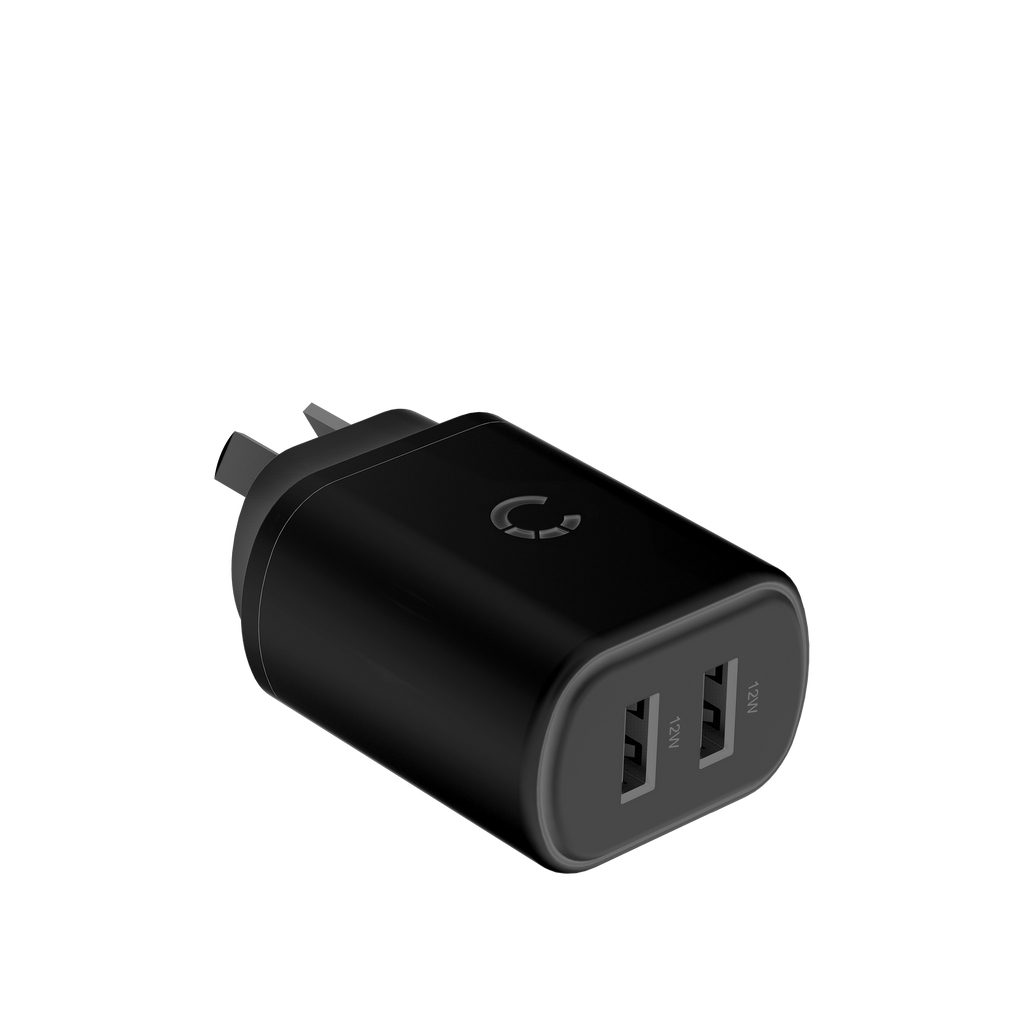 NKOOGH Wall Plug Insulation 12W USB C Fast Charger Dual Port PD