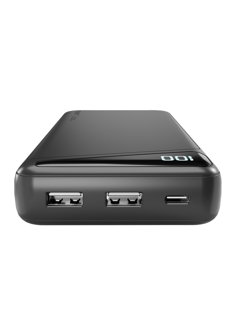 20,000 mAh Power Bank - Black