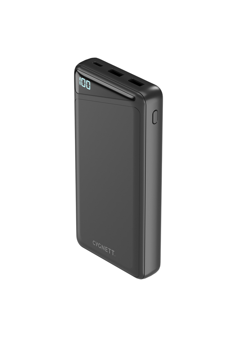 20,000 mAh Power Bank - Black