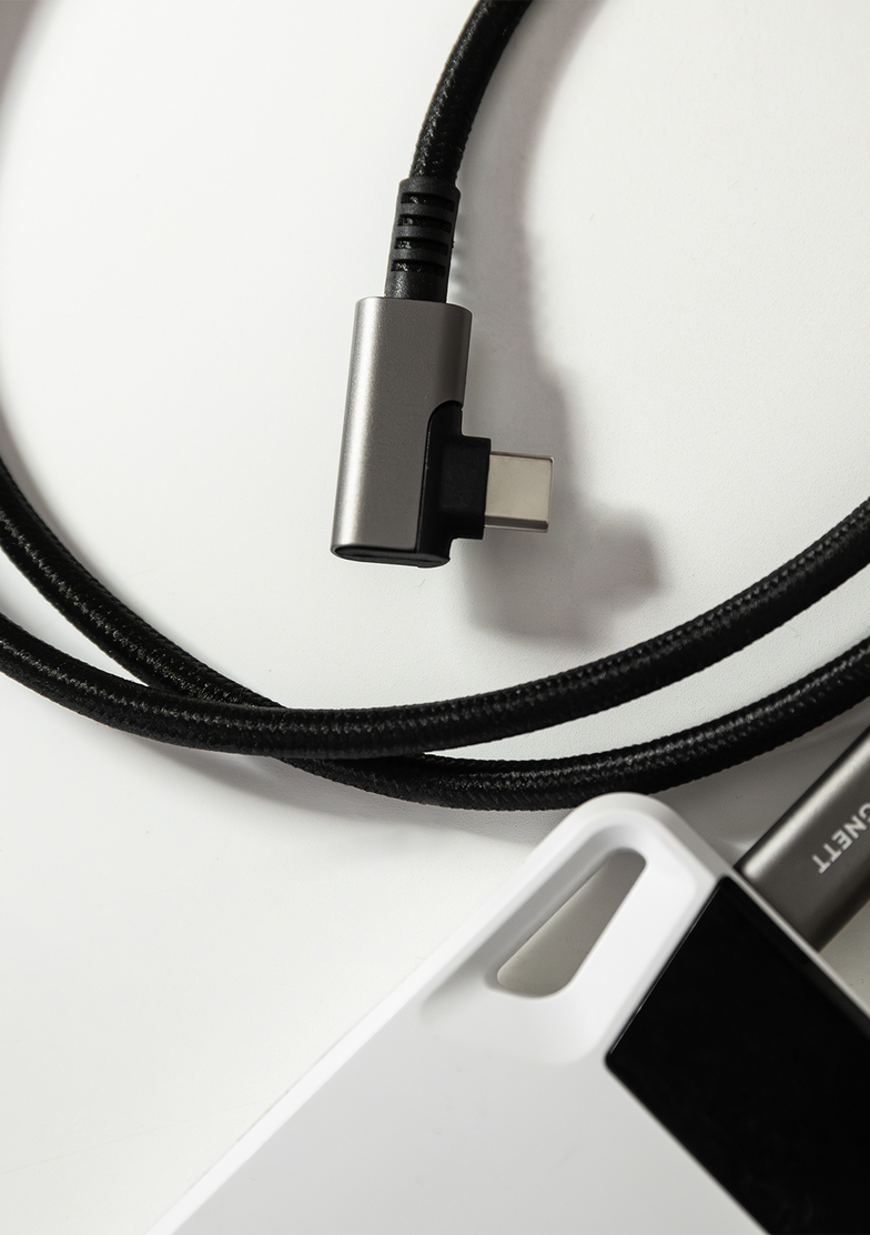 Right Angle Lightning to USB-A Cable - 1M