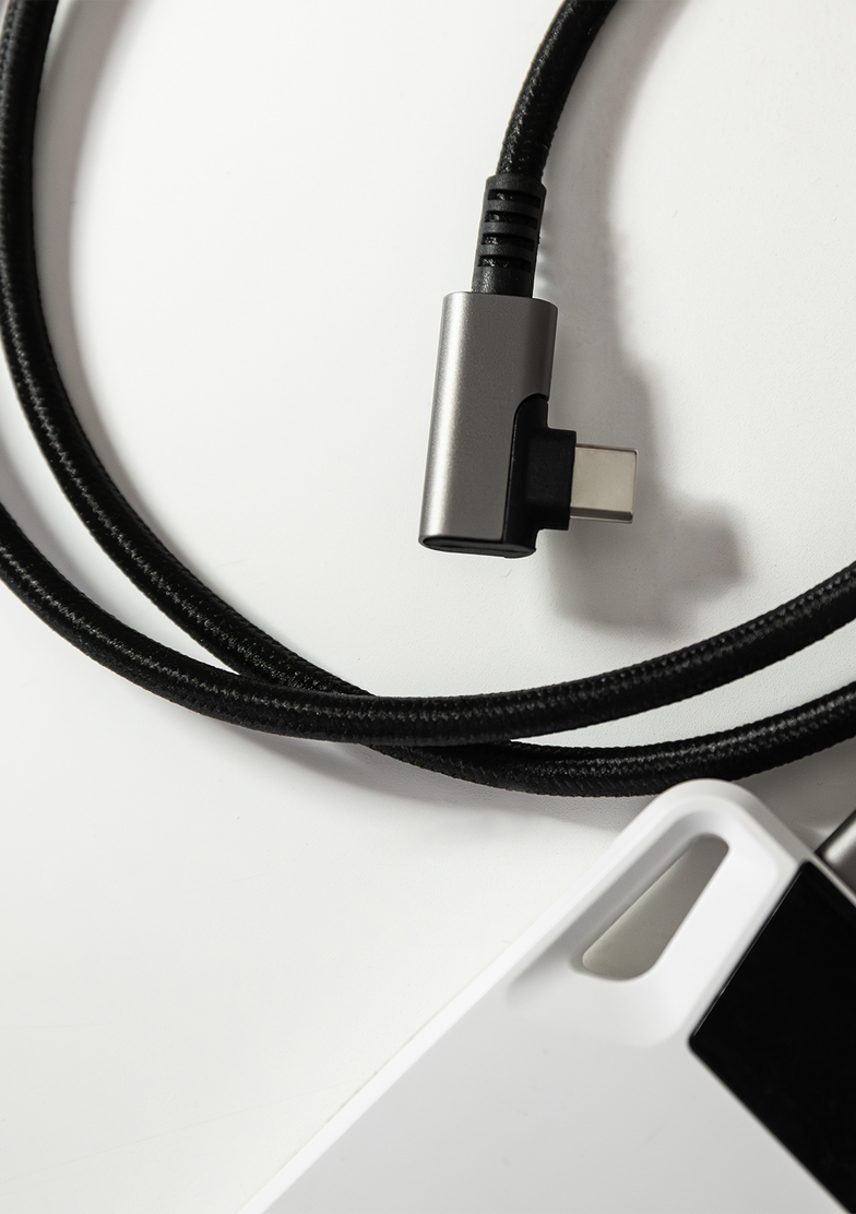 Right Angle USB-C to USB-A Cable - 1M