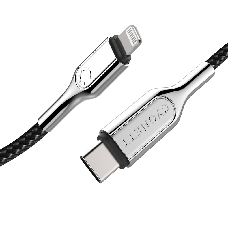 Lightning to USB-C Cable 2M -  Black - Cygnett (AU)