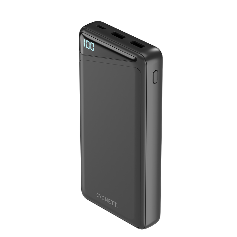 20,000 mAh Power Bank - Black - Cygnett (AU)