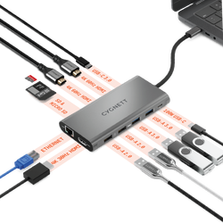 12-in-1 USB-C Hub (Triple HDMI) - Cygnett (AU)