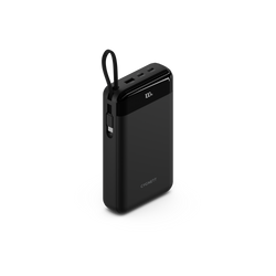 40,000mAh Power Bank with Integrated USB-C Cable - Black - Cygnett (AU)