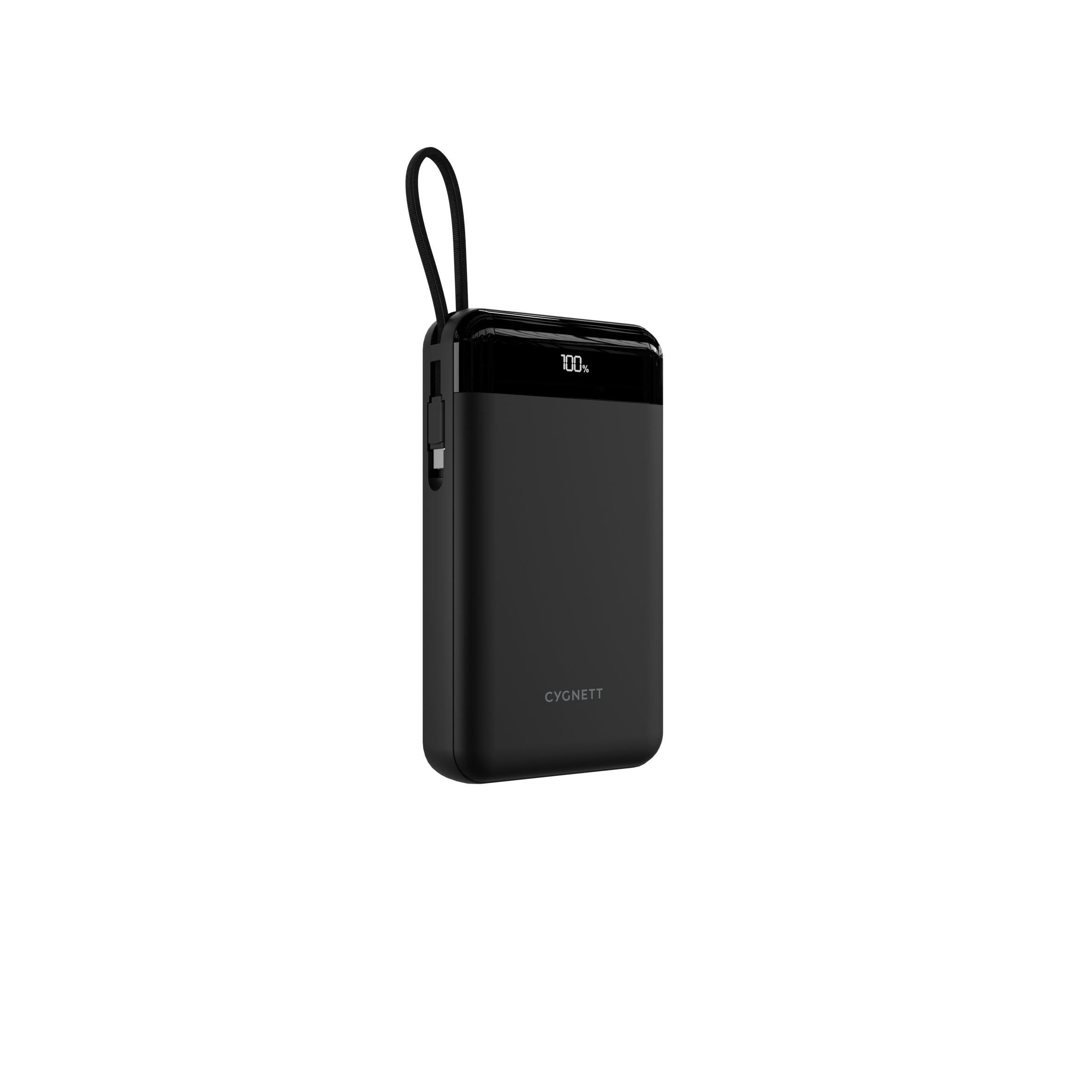 40,000mAh Power Bank with Integrated USB-C Cable - Black - Cygnett (AU)