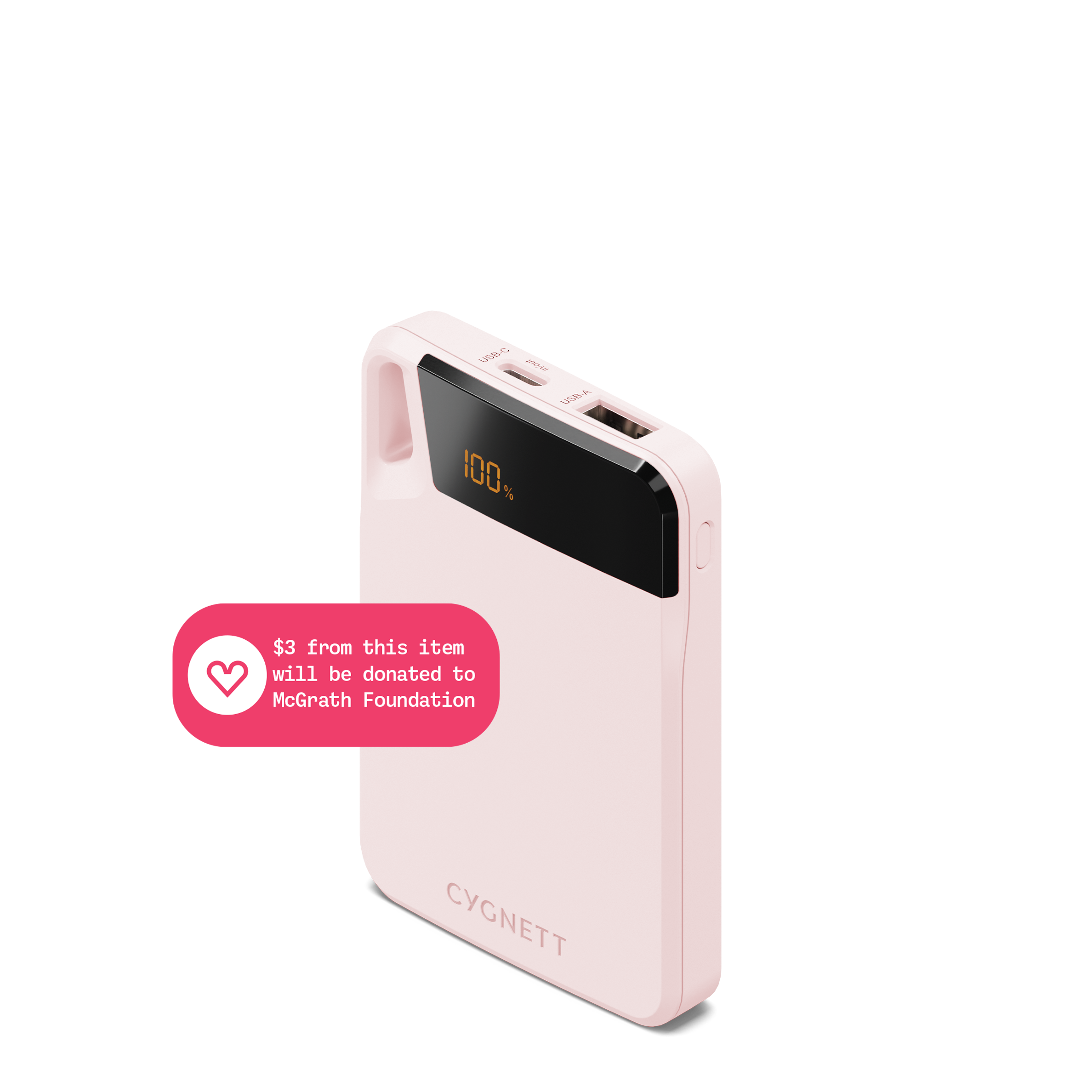 Power Bank 5K - Pink - Cygnett (AU)