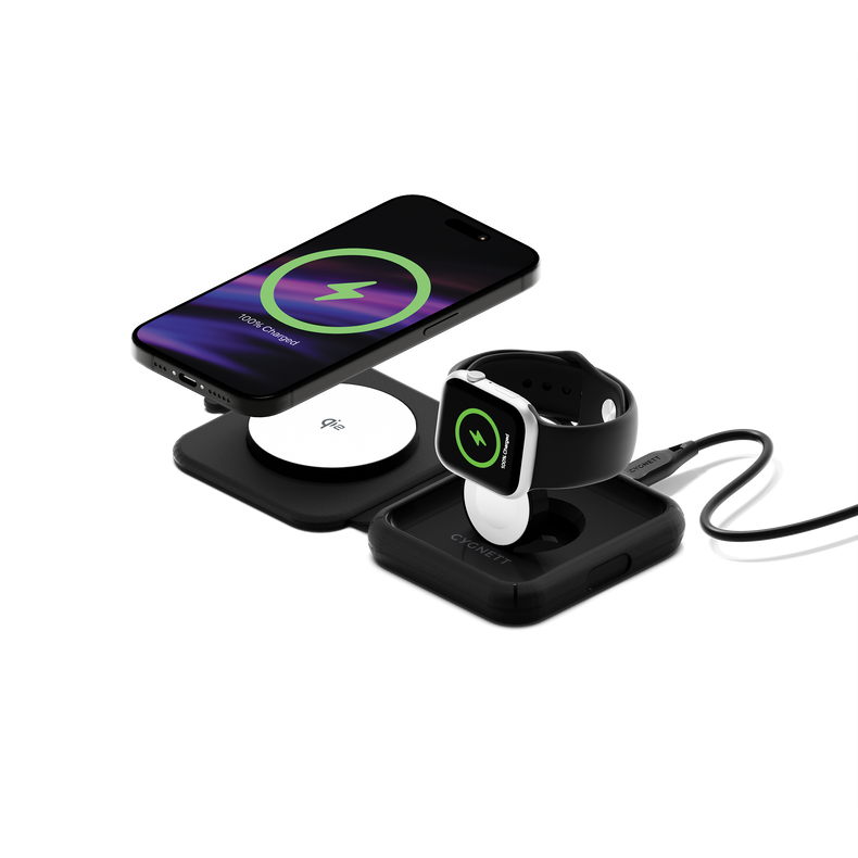 MagTravel 2-in-1 Wireless Charger - Cygnett (AU)