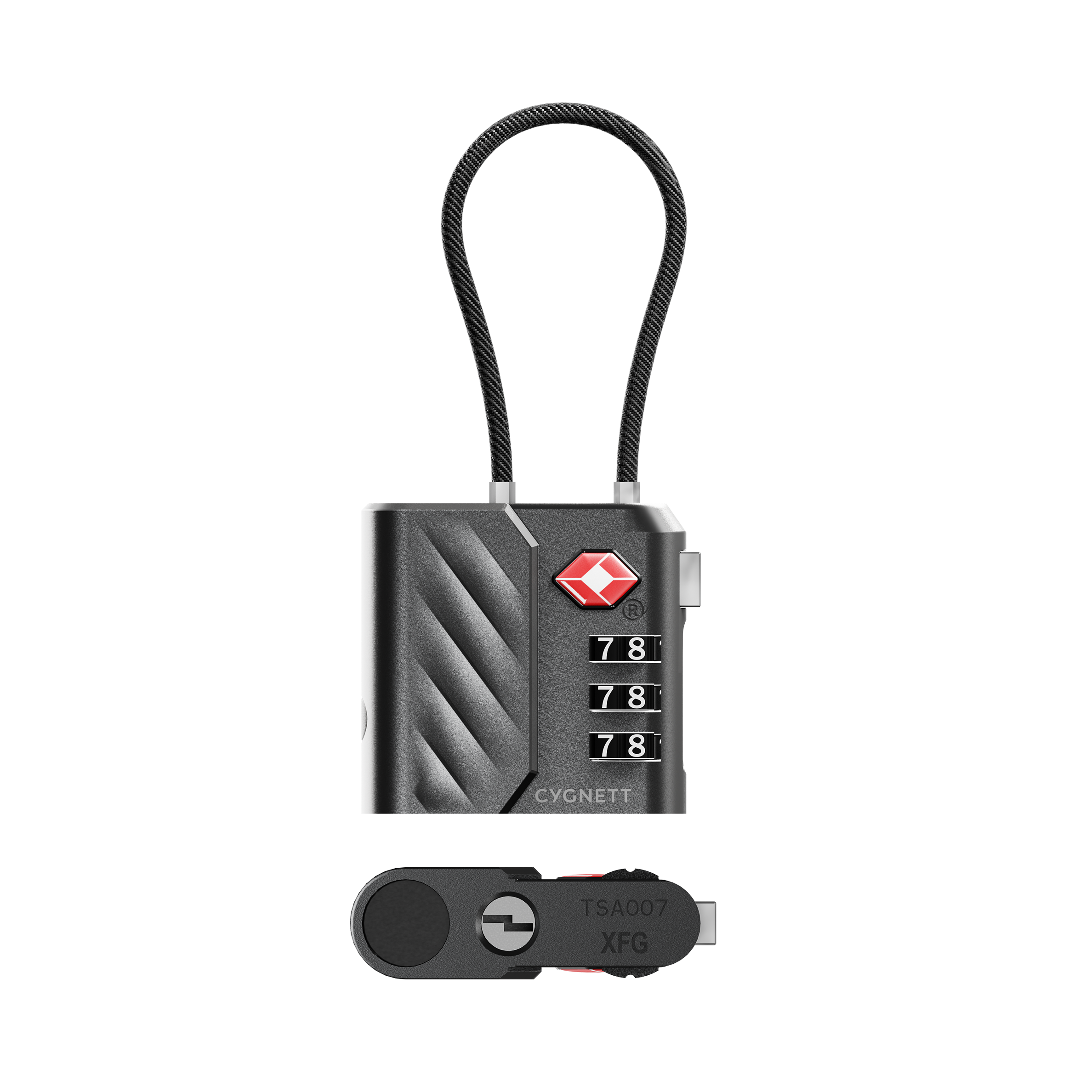 Bluetooth® TravelTag TSA Lock with USB-C Recharging - Cygnett (AU)