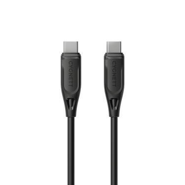 Charge & Connect Gen2 USB-C To USB-C (USB 2.0) Cable - Black 1.2m - Cygnett (AU)