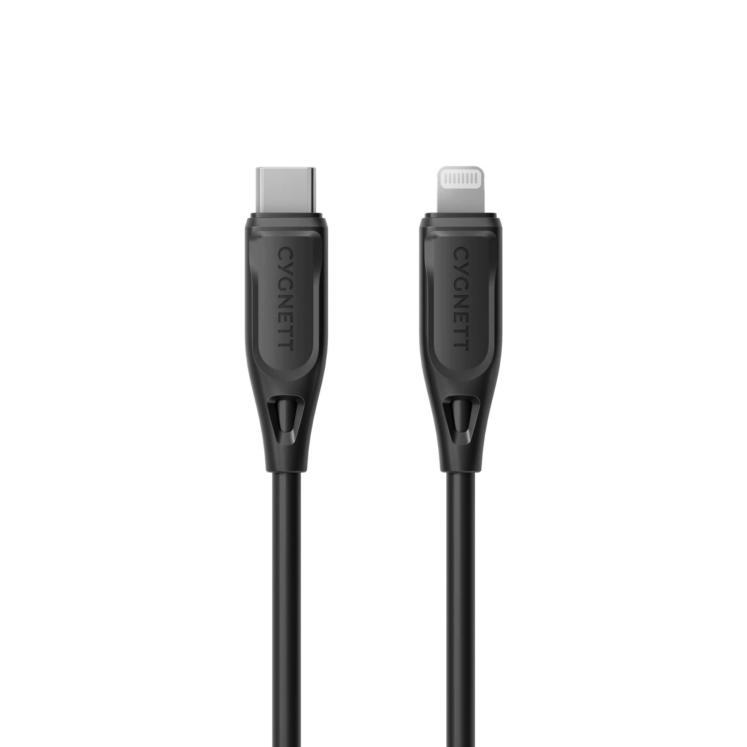 Charge & Connect Lightning To USB-C Cable - Black 1.2m - Cygnett (AU)