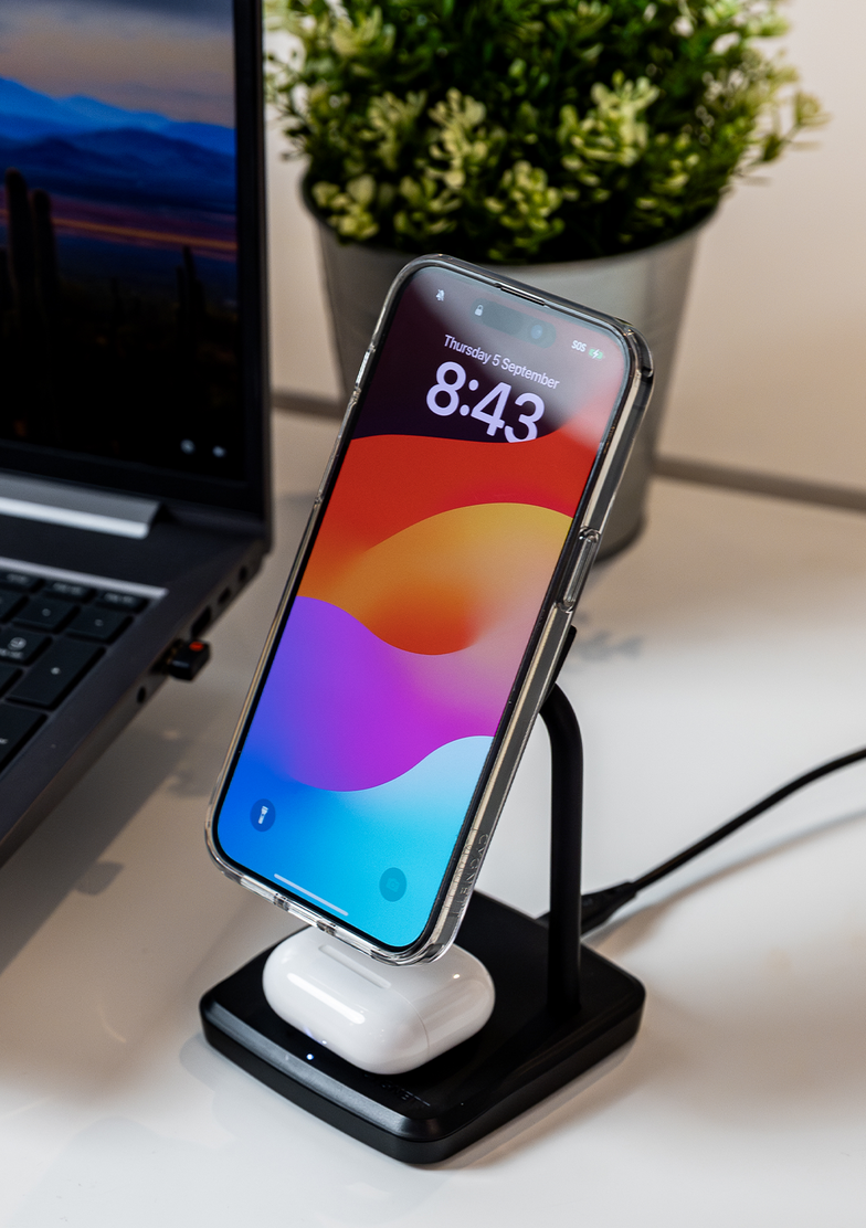 2-in-1 Magnetic Wireless Qi2.0 Charger