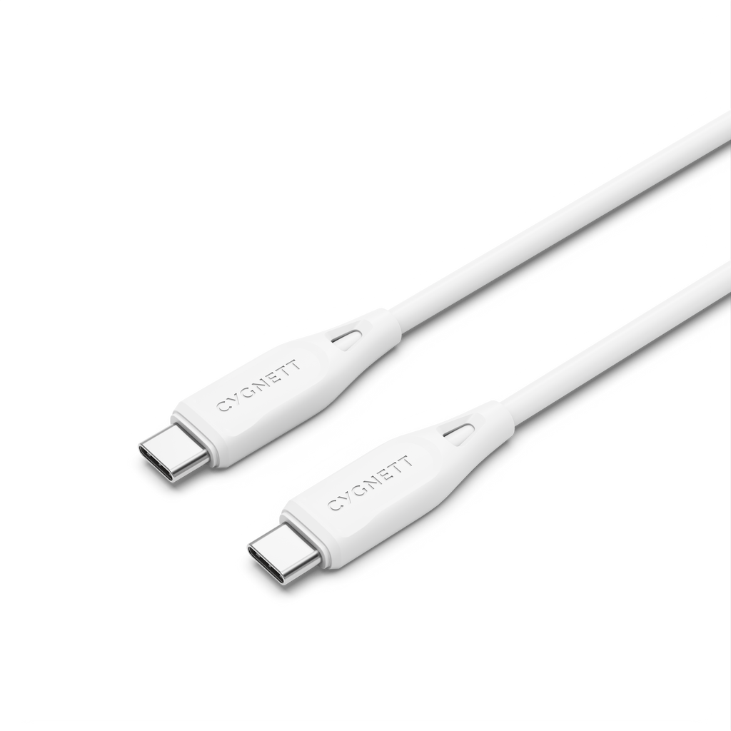 Usb C To Usb C Usb 2 0 Cable 1m White Cygnett