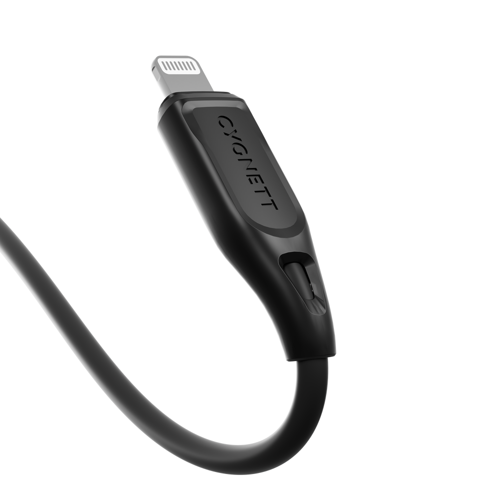 Lightning to USB-C Cable 2M - Black – Cygnett